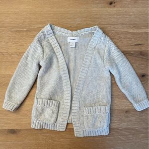 Gray Toddler Cardigan
